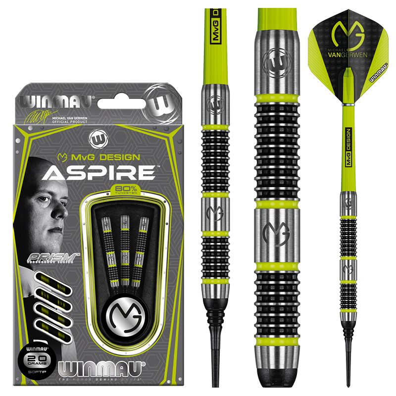 Miękkie rzutki Winmau Michael Van Gerwen MvG Aspire 20g