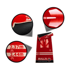 Bulls Carpet - Mat Teppich 180 - Red - FutureDart