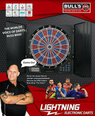 Bull`s Lightning Elektronik Dartboard Softdart E - Dart Elektronische Dartscheibe - FutureDart