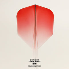 Condor AXE Gradation Small Shape Flight Stems Shafts - Clear Red - S= 21.5mm - FutureDart