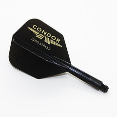 Condor Zero Stress Gold Logo Small Shape Flight Stems Shafts - S= 21.5mm - FutureDart