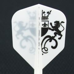 Condor Zero Stress Lion Zebra Small Shape Flight Stems Shafts - White - S= 21.5mm - FutureDart