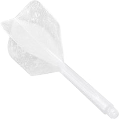 Condor Zero Stress Marble Small Shape Flight Stems Shafts - White - S= 21.5mm - FutureDart