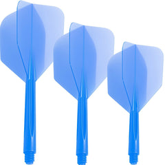 Condor Zero Stress Small Shape Flight Stems Shafts - Blue - S 21.5 mm - FutureDart