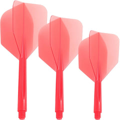 Condor Zero Stress Small Shape Flight Stems Shafts - Red - S 21.5 mm - FutureDart