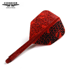 Condor Zero Stress Standard Chain Flight Stems Shafts - Red - S= 21.5mm - FutureDart