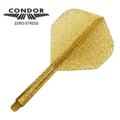 Condor Zero Stress Standard Glitter Flight Stems Shafts - Gold - S= 21.5mm - FutureDart
