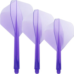 Condor Zero Stress Standard Shape Flight Stems Shafts - Purple - S 21.5 mm - FutureDart