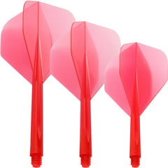 Condor Zero Stress Standard Shape Flight Stems Shafts - Red - S 21.5 mm - FutureDart