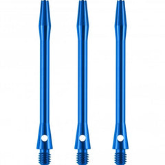 Dart Alushafts Dartschaft Schäfte - 9 Farben, 6 Längen - Blau - Long 53 mm - FutureDart