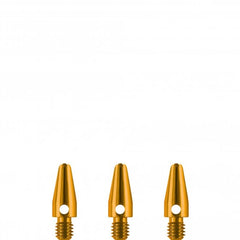 Dart Alushafts Dartschaft Schäfte - 9 Farben, 6 Längen - Gold - Micro 13 mm - FutureDart