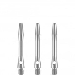 Dart Alushafts Dartschaft Schäfte - 9 Farben, 6 Längen - Silber - Short 35mm - FutureDart