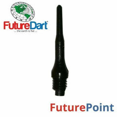 FutureDart FuturePoint Dartspitzen 2BA Soft Tip Points - 50 bis 1000 Stück - Schwarz - 50 Stück - FutureDart