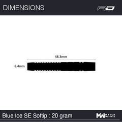 Red Dragon Gerwyn Price Blue Ice Special Edition Softdarts 20g