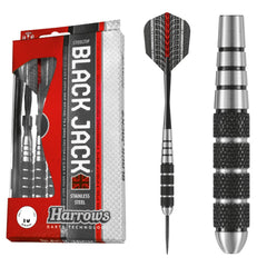 Harrows Black Jack Steeldarts 18g, 20g, 22g, 24g - 18g - FutureDart