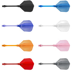 Harrows Clic System Flights Dartschaft Schäfte Shaft O - Ringe - Shafts - Slim Short 23mm - Black - FutureDart