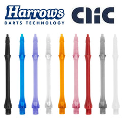 Harrows Clic System Flights Dartschaft Schäfte Shaft O - Ringe - Shafts - Slim Short 23mm - Black - FutureDart