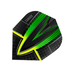 Harrows Fusion Flights - Green - FutureDart