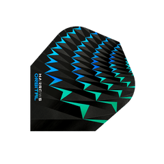 Harrows Orbital - Fire - Noble Standard Flights - Orbital Aqua Green - FutureDart