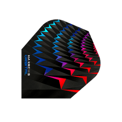 Harrows Orbital - Fire - Noble Standard Flights - Orbital Aqua Red - FutureDart