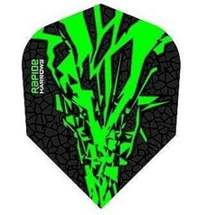 Harrows Rapide X Flights - Green - FutureDart