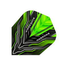 Harrows Supergrip Ultra - Tessera Standard Flights - Supergrip Ultra Green - FutureDart