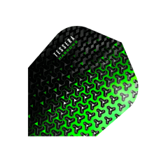 Harrows Supergrip Ultra - Tessera Standard Flights - Tessera Green - FutureDart