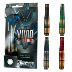 Harrows Vivid Softdarts 18g in 4 versch. Farben lieferbar - Schwarz - FutureDart