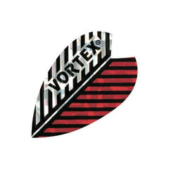 Harrows Vortex Flights - Vortex Mini silber/rot - FutureDart