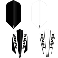 McCoy Power Max Dart Flights - 150 Micron - Slim - Solid - Black - FutureDart