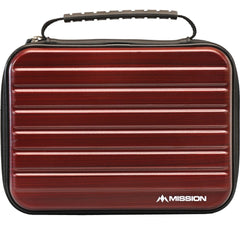 Mission ABS - 4 Metallic Dartcase - Metallic Deep Red - FutureDart