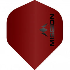 Mission Logo Flights No2 (Standard) - Matt Red - FutureDart