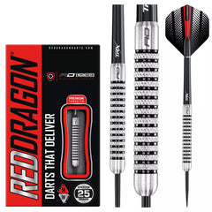 Red Dragon Fury 2 Steeldarts 23g, 25g - 25g - FutureDart