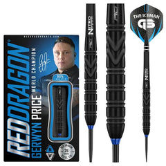Red Dragon Gerwyn Price Back To Black Steeldarts 22g, 24g, 26g - 24g - FutureDart