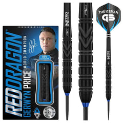 Red Dragon Gerwyn Price Back To Black Steeldarts 22g, 24g, 26g - 24g - FutureDart