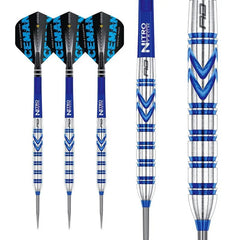 Red Dragon Gerwyn Price Blue Iceman Originals Steeldarts 23g, 24g, 26g - 23g - FutureDart