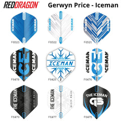 Red Dragon Hardcore Gerwyn Price - Iceman Flights - F6523 - FutureDart