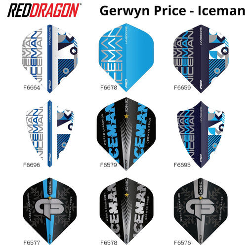 Red Dragon Hardcore Gerwyn Price - Iceman Vol.2 Flights - F6664 - FutureDart