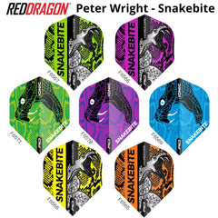 Red Dragon Ionic - Hardcore Peter Wright - Snakebite Flights - F6567 - FutureDart