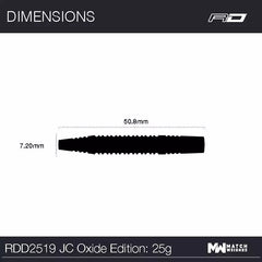 Red Dragon Jonny Clayton Oxide Edition Steeldarts 23g, 25g - 23g - FutureDart