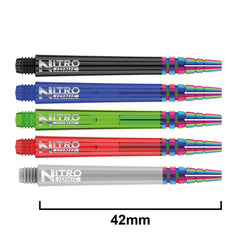 Red Dragon Nitro Ionic Shaft - Black - Short 36mm - FutureDart