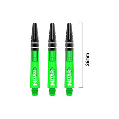Red Dragon Nitrotech Shaft - Short 36mm - Green - FutureDart
