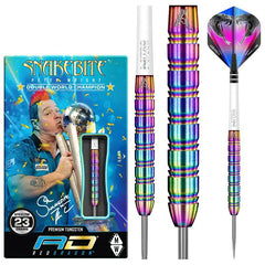 Red Dragon Peter Wright Snakebite 1 Rainbow Steeldarts 22g, 23g, 24g - 23g - FutureDart