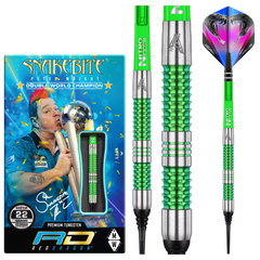 Red Dragon Peter Wright Snakebite Mamba 1 Softdarts 18g, 20g, 22g - 22g - FutureDart