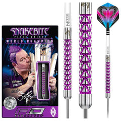 Red Dragon Peter Wright Snakebite Vyper Steeldarts 20g, 22g, 24g - 22g - FutureDart