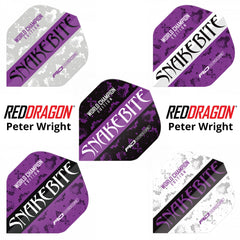 Red Dragon Peter Wright Snakebite World Champion Flights - World Champion Grey - FutureDart