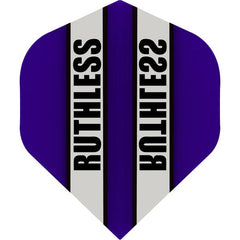 Ruthless - Clear Panel - 100 Micron - No2 - Std Flights - Purple - FutureDart