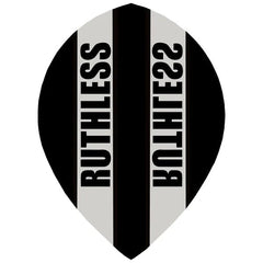 Ruthless - Clear Panel - 100 Micron - Pear Flights - Black - FutureDart