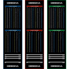 Designa Mata dywanowa Checkout dywanowa mata do darta w 2 rozmiarach i 3 kolorach