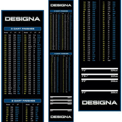 Designa Mata dywanowa Checkout dywanowa mata do darta w 2 rozmiarach i 3 kolorach